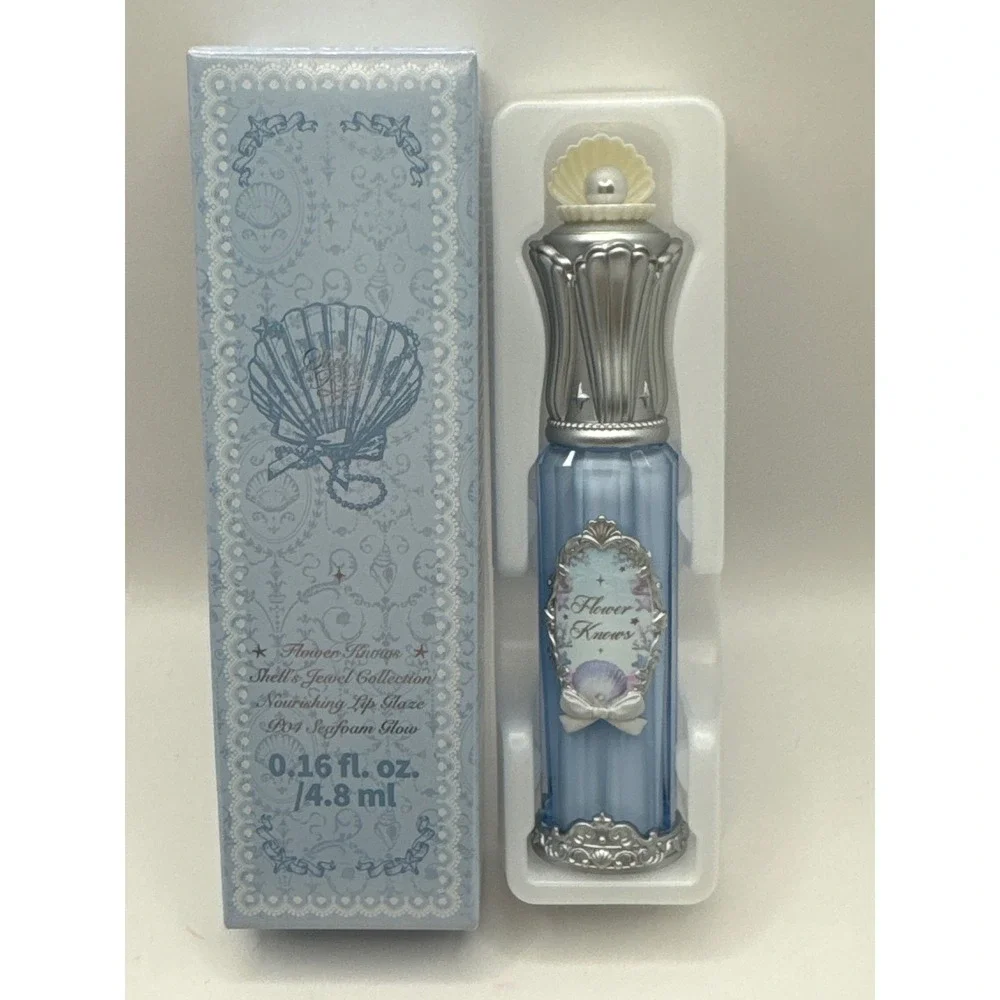 Flower Knows Shells Jewel Collection Hand‎ Mirror Keychain Lip Glaze Highlighter